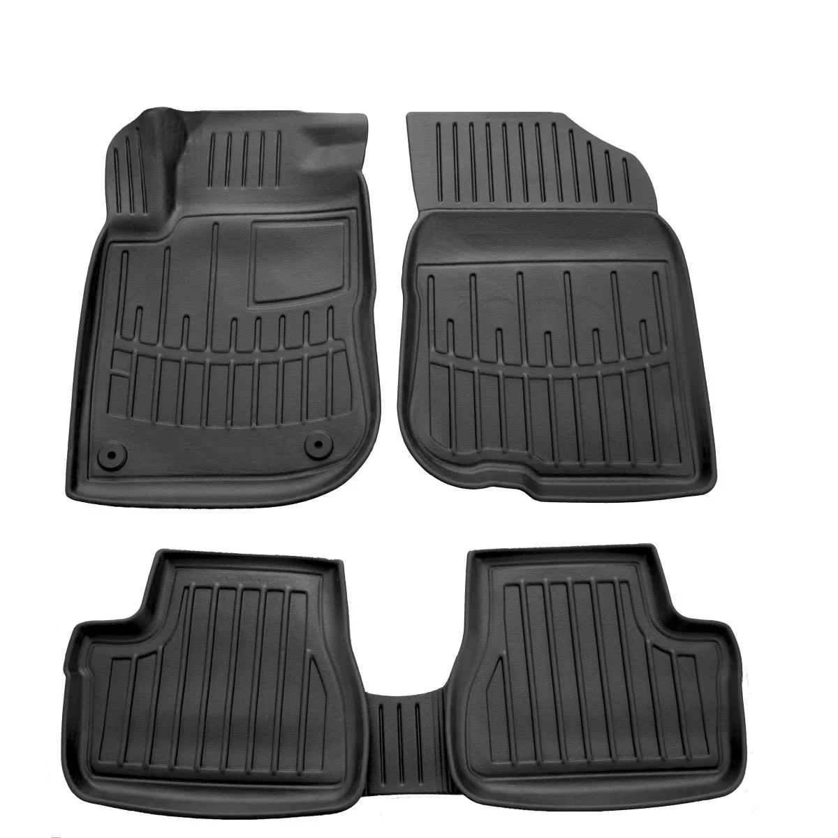 "Tapis de sol auto 3D pour PEUGEOT 208 (2012-2019), ajusté, inodore image"
