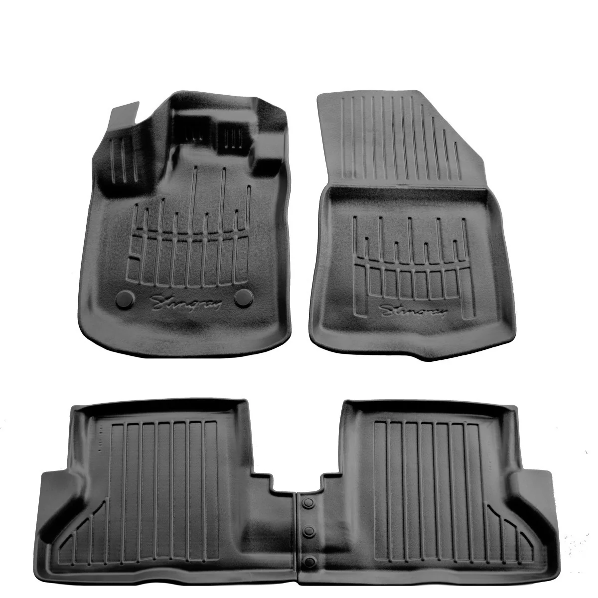 Tapis de sol auto 3D pour RENAULT Express II (2021-...), polyuréthane sur mesure