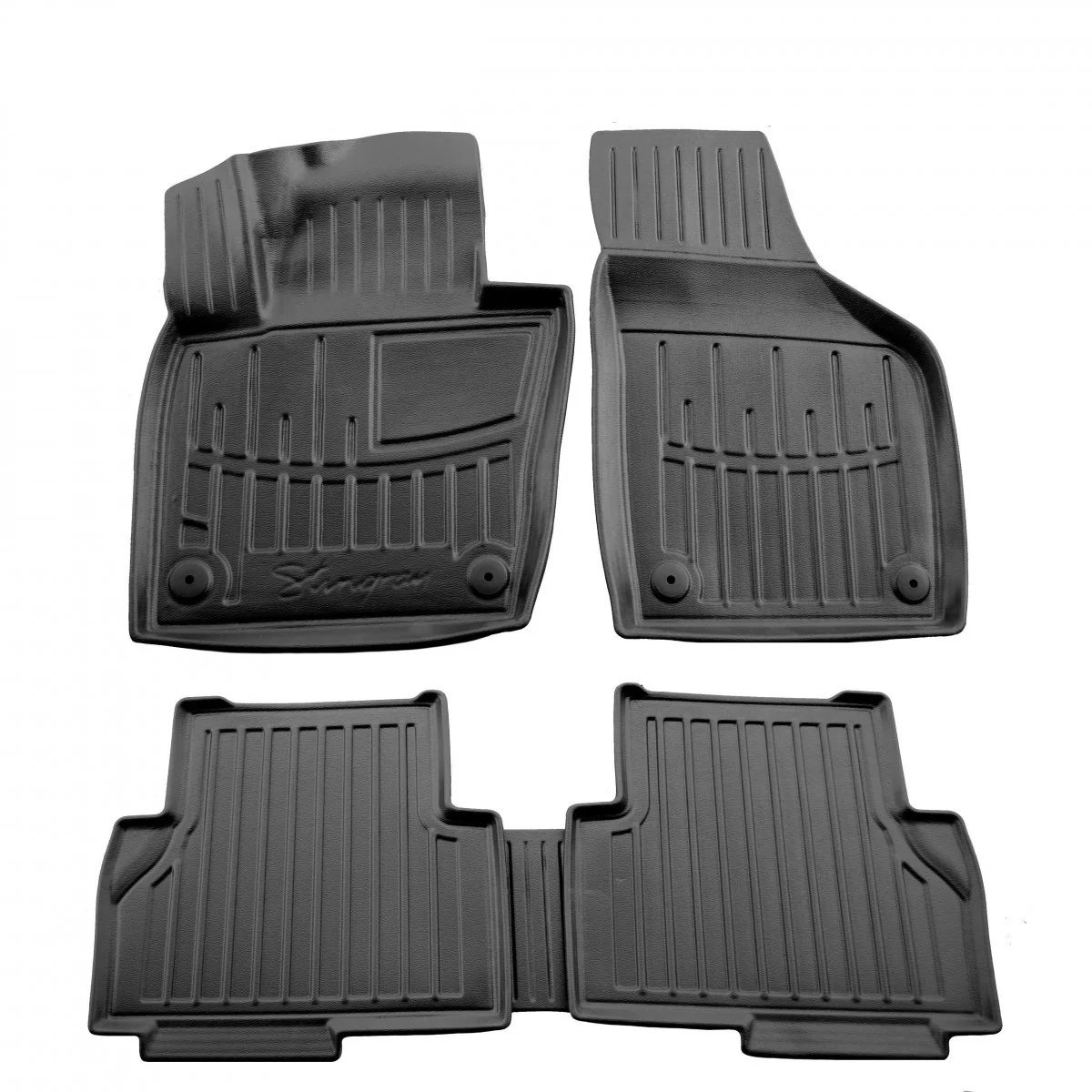 "Tapis de sol voiture 3D pour SEAT Alhambra II (7N) (2010-2020), sur-mesure, bord haut, antidérapant image"