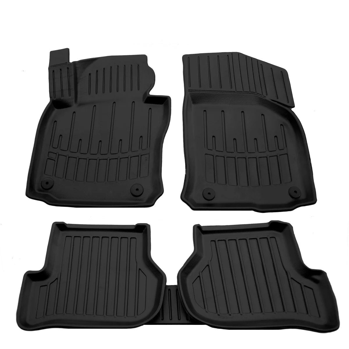 "Tapis de sol voiture, 3D en polyuréthane, pour SEAT Leon II (1P) (2005-2012), tapis voiture sur mesure image"