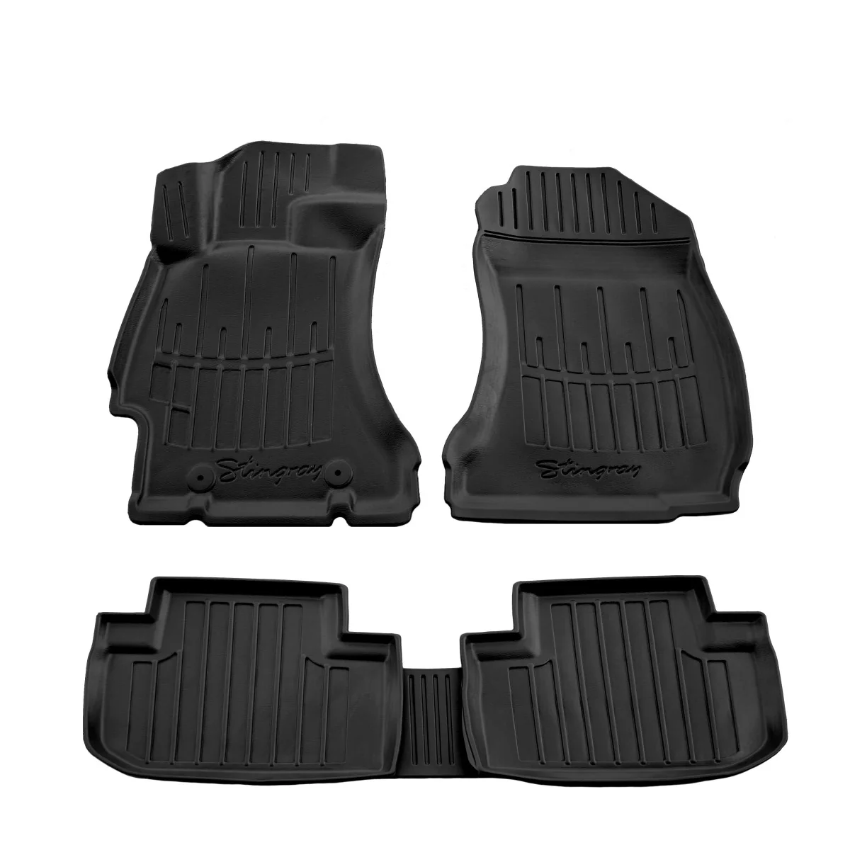 "Tapis de sol voiture, 3D pour SUBARU Forester (SJ) (2012-2018), tapis voiture caoutchouc, antidérapant image"