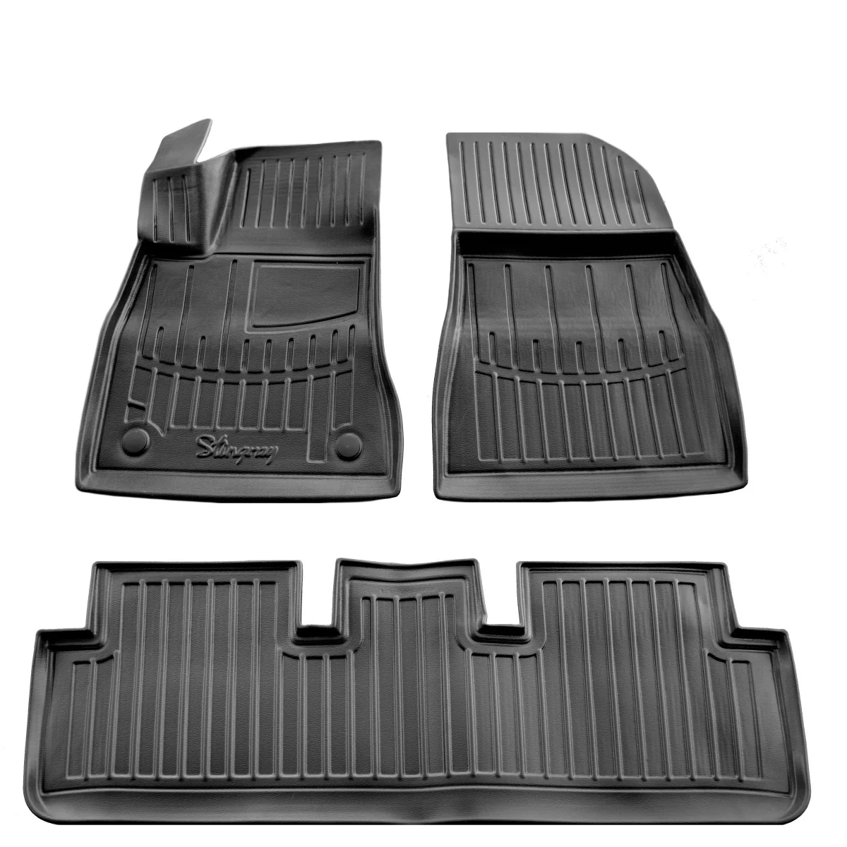 "Tapis 3D sur mesure, caoutchouc pour Tesla Model 3 Highland 2023 image"