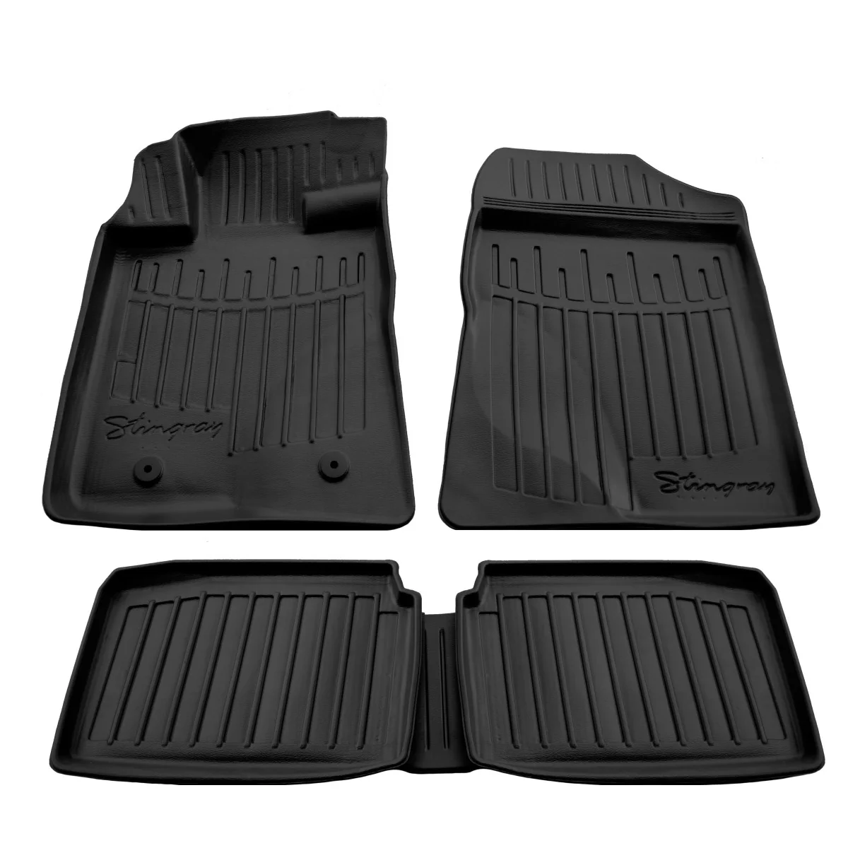 "3D pour TOYOTA Avensis (T25) (2003-2009), polyuréthane bords hauts image"