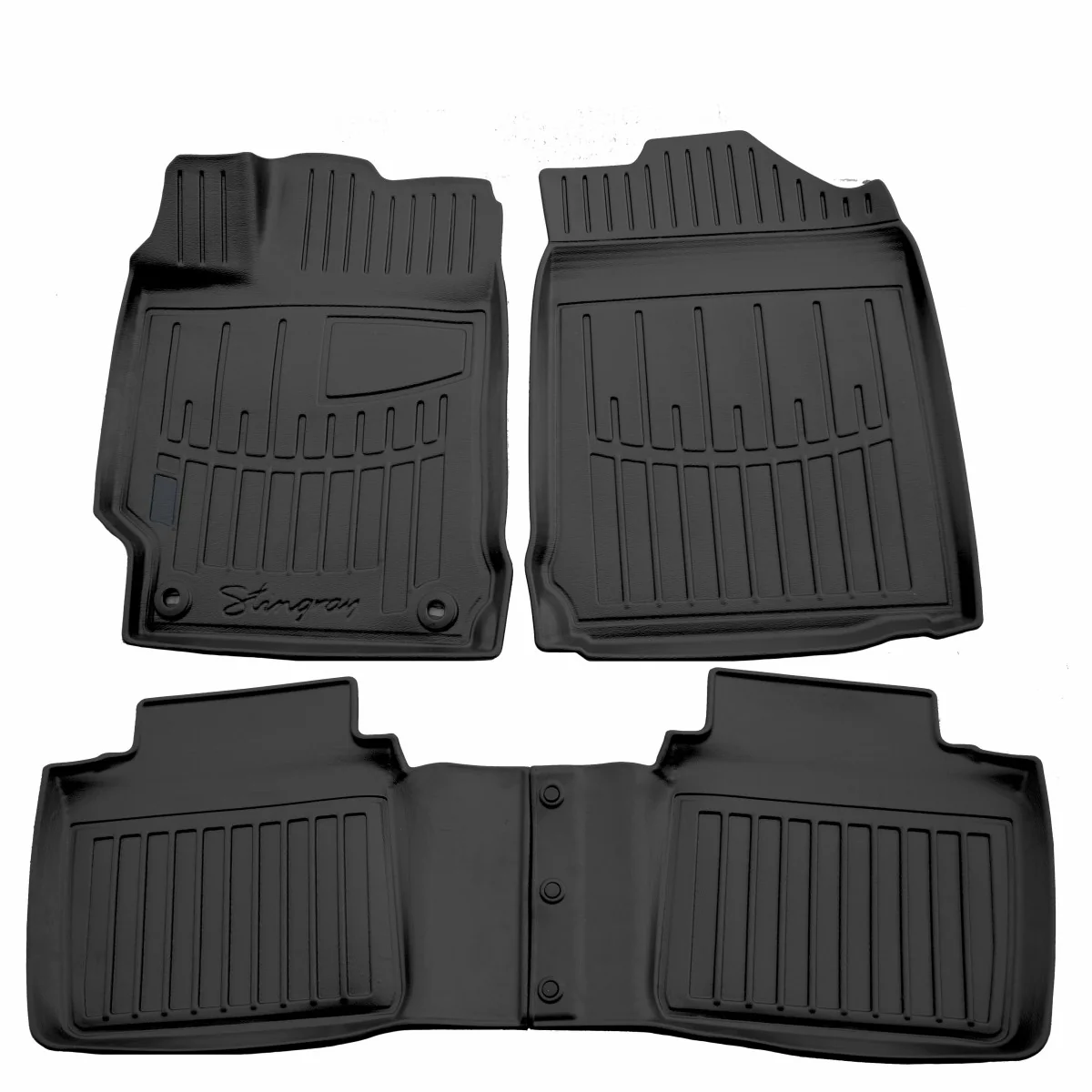"Tapis de sol voiture, 3D, sur mesure, pour TOYOTA Camry (XV50) (2011-2017), avec bord haut, inodore image"