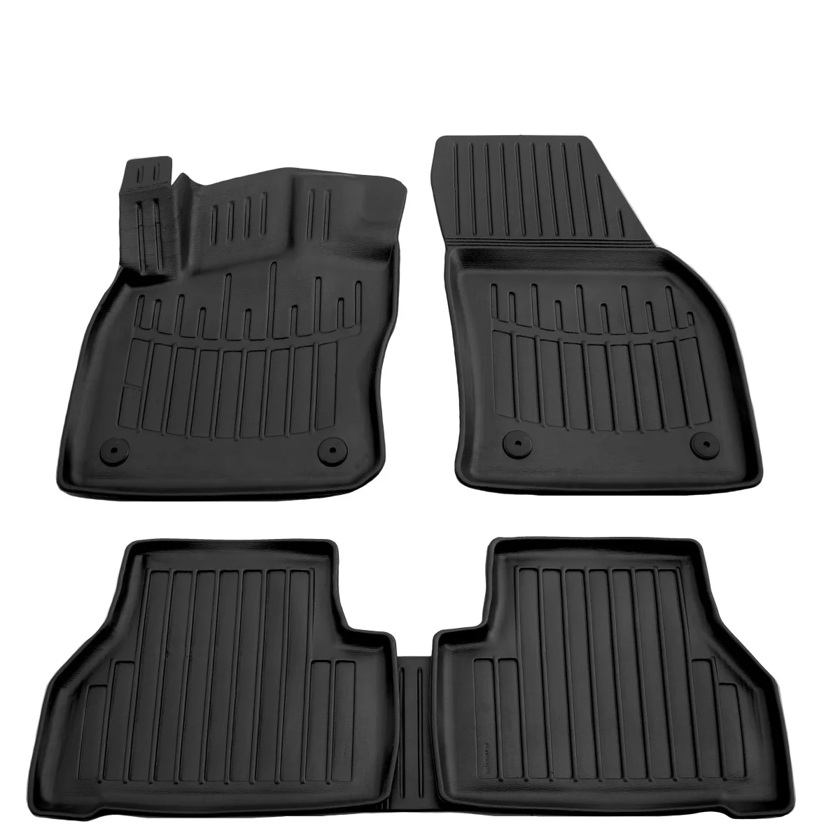 "Tapis de sol voiture, 3D passgenau, pour VW Caddy IV (2020-...), tapis caoutchouc voiture image"