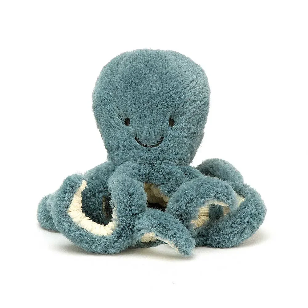 "Jellycat Doudou pieuvre Storm petit bleu image"