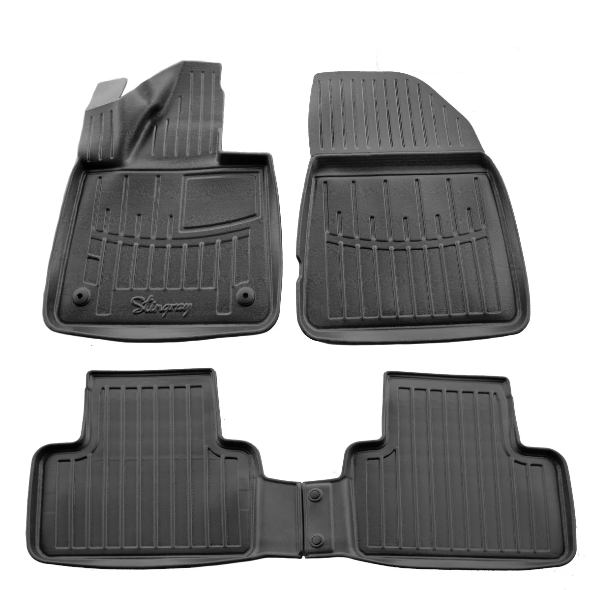 "Tapis de sol auto 3D pour VOLVO EX30 (2023) sur mesure, bord haut, polyuréthane antidérapant image"