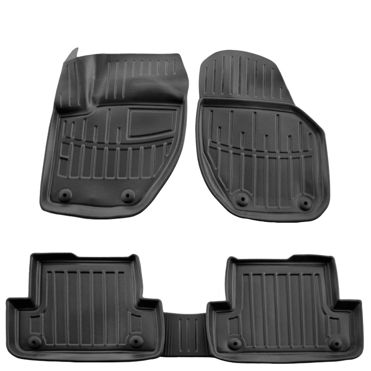 "Tapis de sol voiture, Volvo V40 (2012-2019), 3D, ajusté, inodore, tapis auto image"