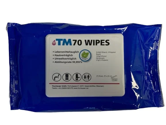 "Lingettes désinfectantes TM 70 Wipes mini (25 lingettes chacune) image"