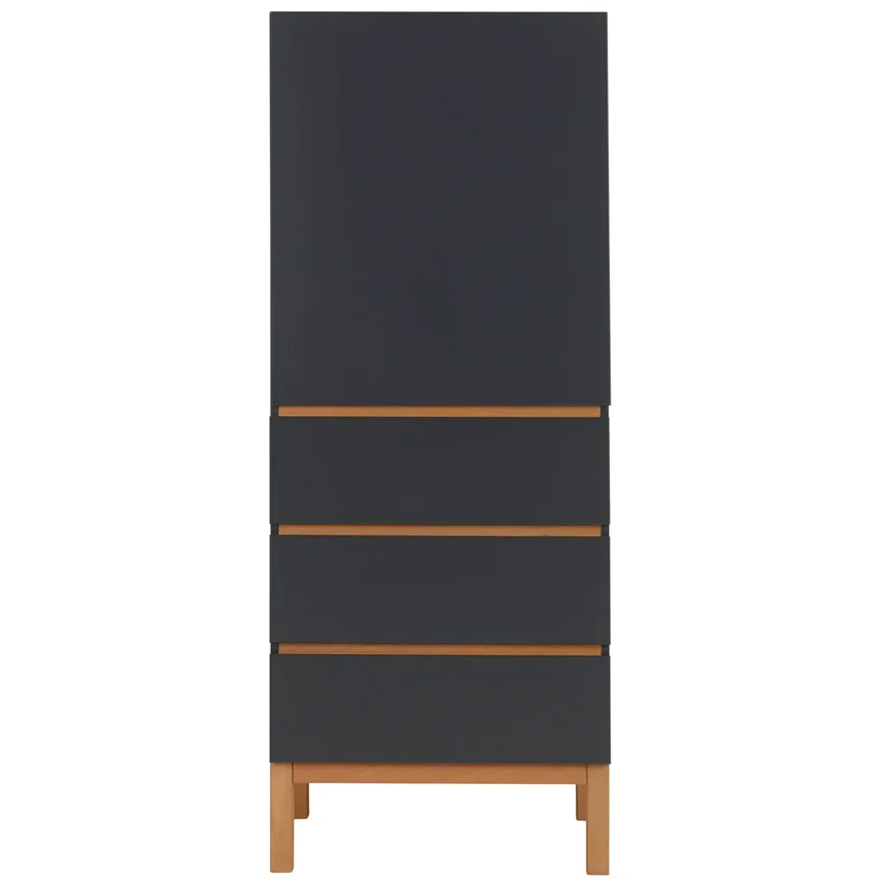 "Quax Indigo Armoire à tiroirs 1 porte noir image"