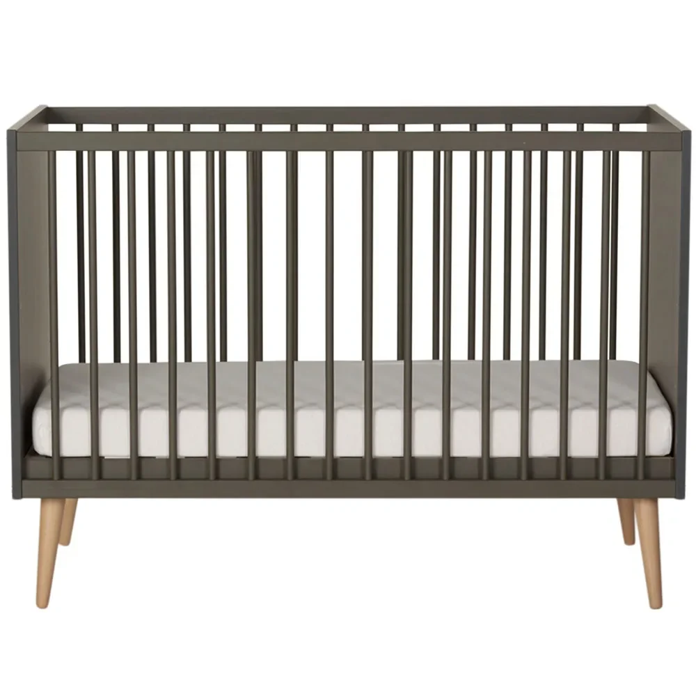 Quax Cocoon Lit bebe mousse brun 60 x 120