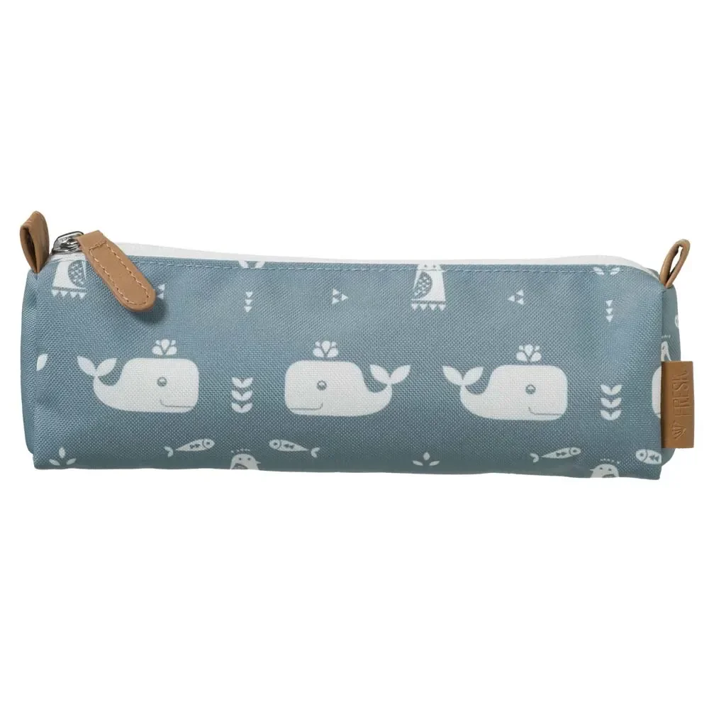Fresk Pochette à crayons baleine bleu