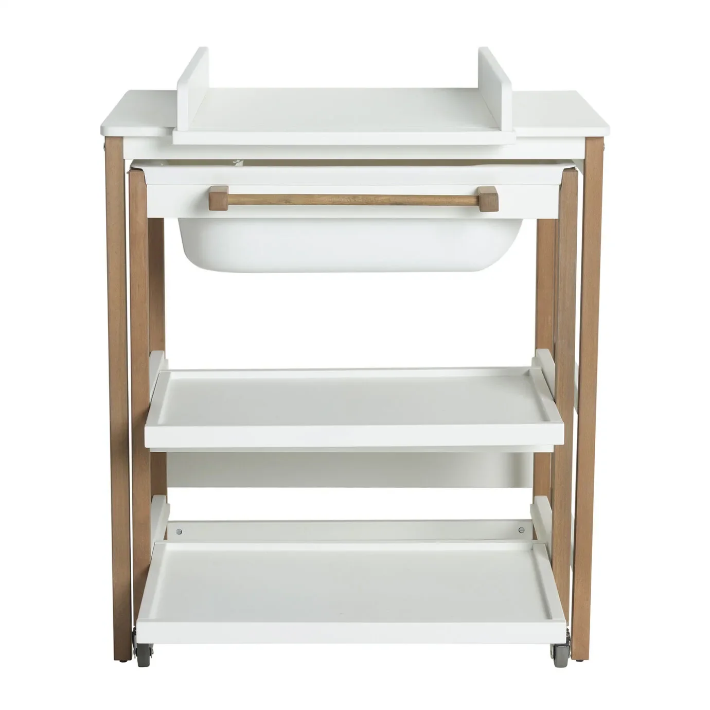 "Quax Meuble de salle de bain, Commode à langer - Smart, Couleur: Naturge blanc image"