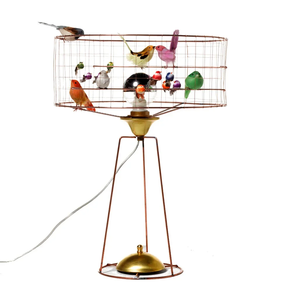 "Challières lampe de table volière image"
