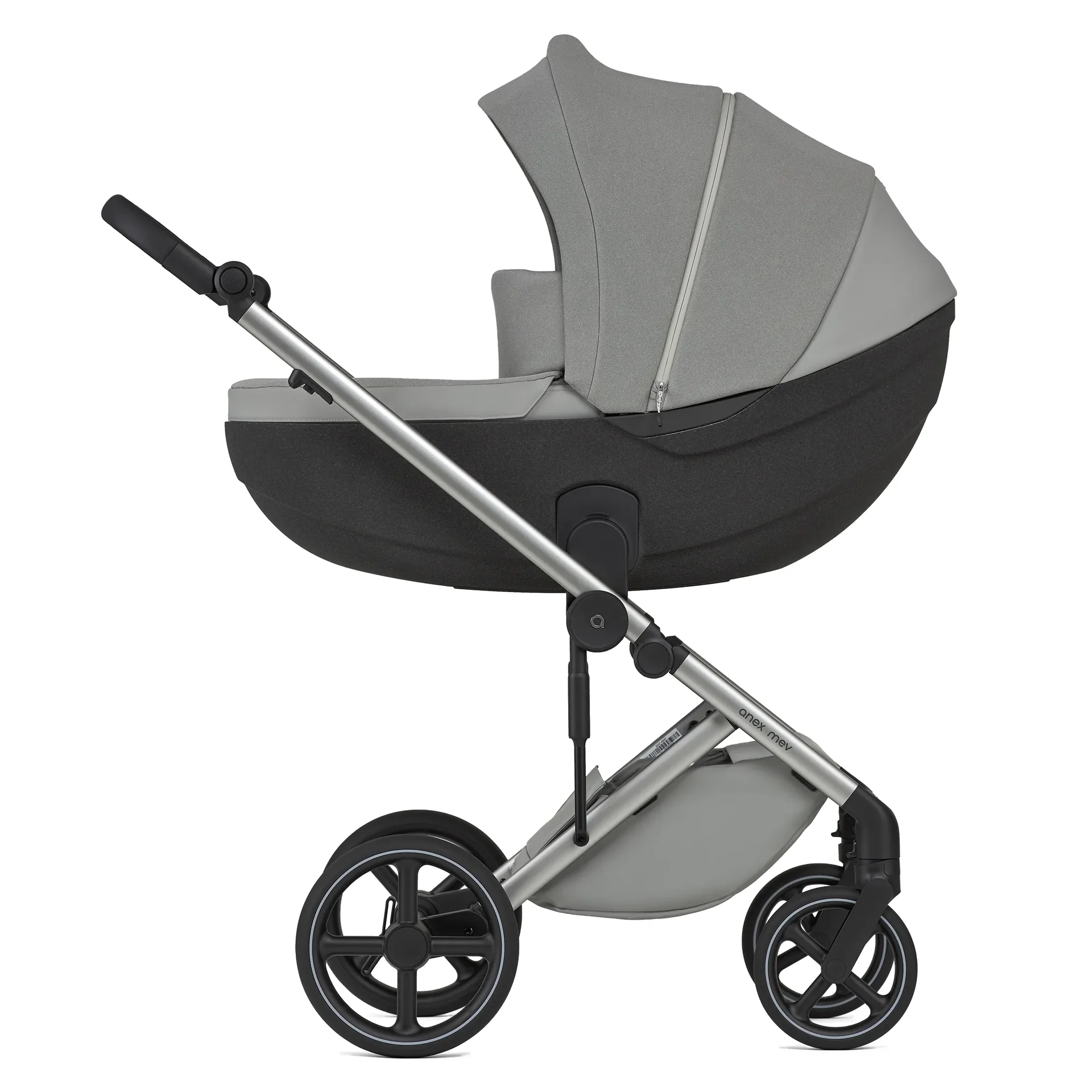 "Poussette combinée Anex MEV-KITE tout-terrain modulaire avec nacelle pour nouveau-né image"