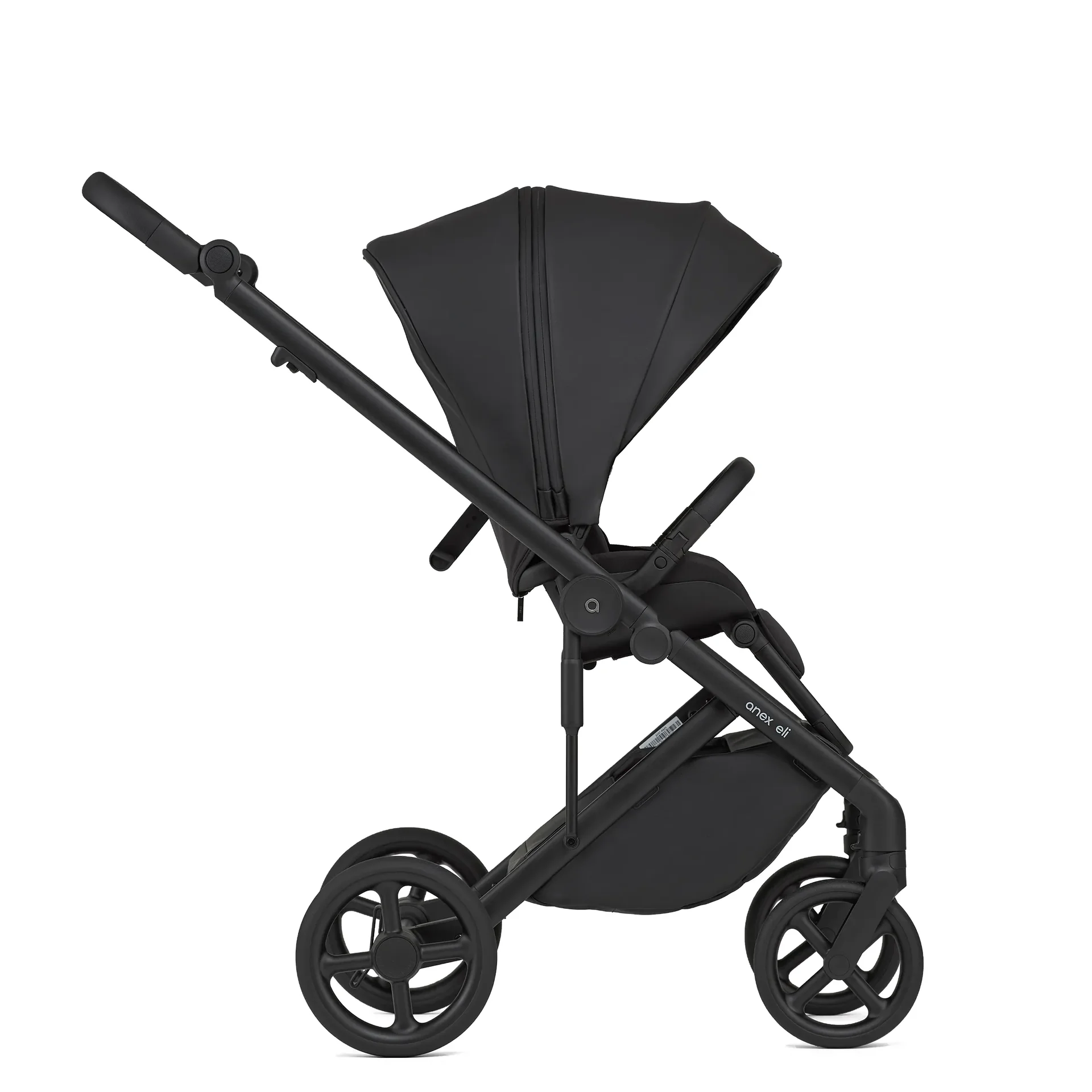 "Anex ELI Midnight, poussette combinée tout terrain, confortable et inclinable, bleu marine image"