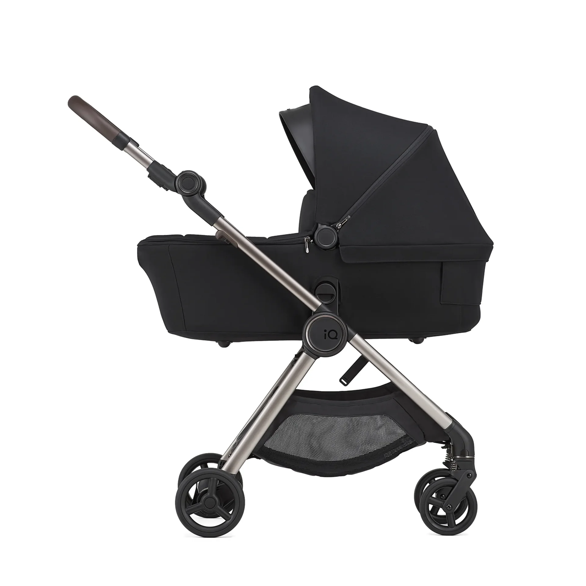 "Poussette légère Anex IQ compacte, citadine, pliable, smoky image"