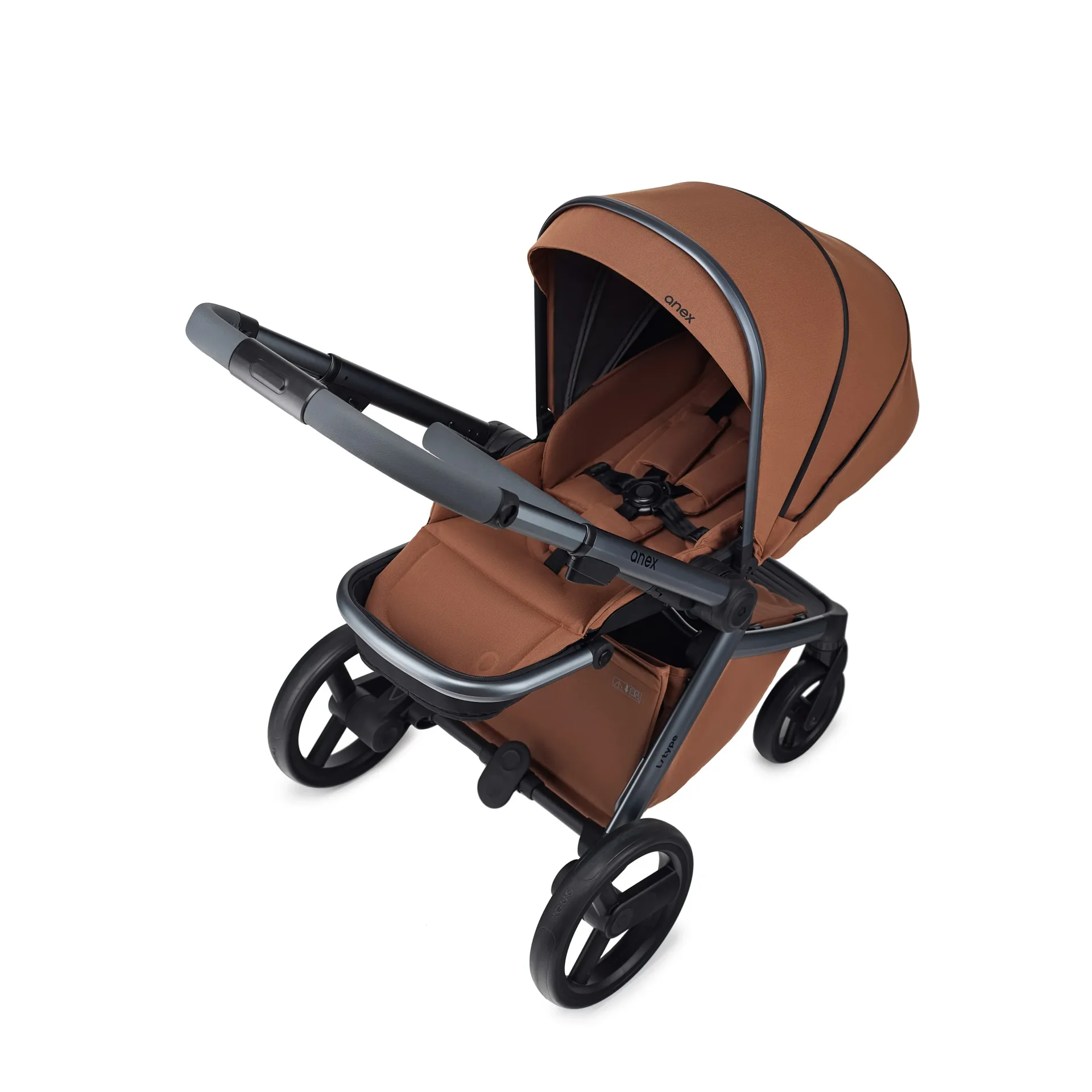 "Poussette combinée 4 en 1, poussette légère, landau, poussette naissance, poussette bébé, noisette image"