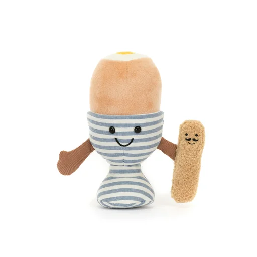 "Peluche Jellycat Amuseables Eggetha Ei & Lance-Soldat, doudou œuf et soldat, collection image"