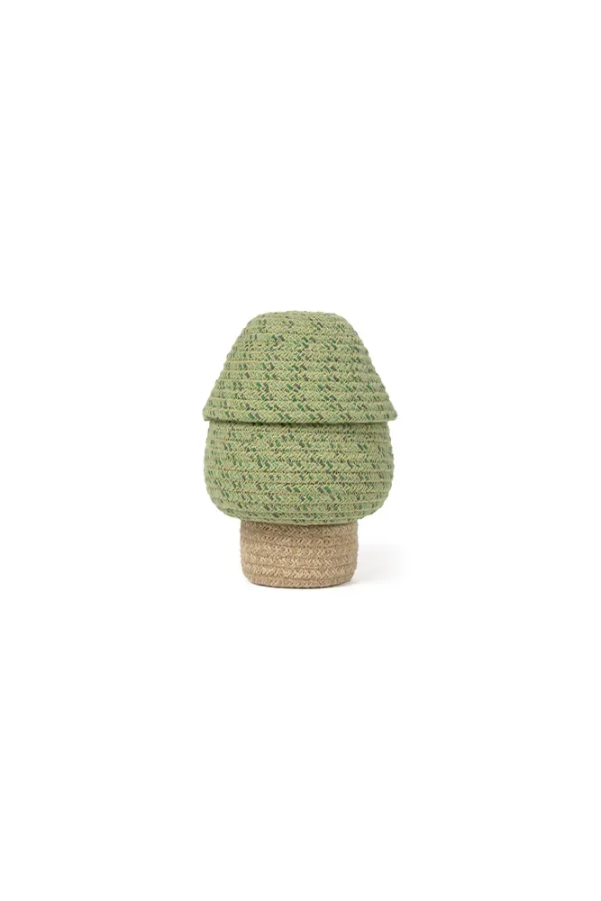 "Panier de rangement chambre enfant en coton, corbeille à jouets décorative image"