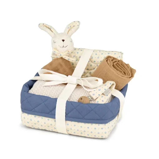 "Cadeau naissance, coffret cadeau bébé, cadeau baby shower, panier cadeau bébé "Capri" image"