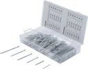 Assortiment de goupilles fendues, 1,6–4,0 mm, 555 pièces