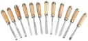 Kit de sculpture sur bois 12 pièces