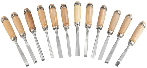 "Kit de sculpture sur bois 12 pièces image"