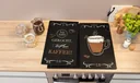 Lot de 2 plaques de protection de cuisinière "Coffeetime"