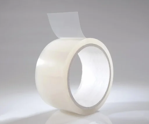 "Crystal-clear all-weather adhesive tape for outdoor use, approx. 50 mm wide, 25 meters long image"