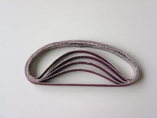 "Bandes abrasives 8 mm de large, grain K80 image"