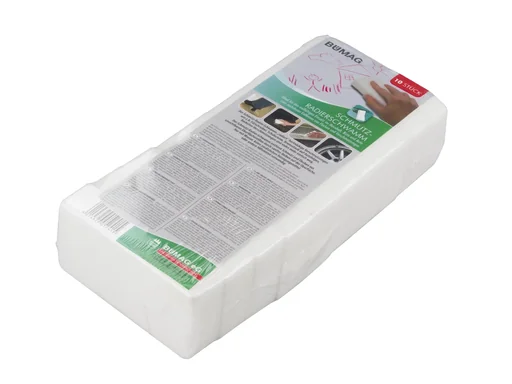 "Éponge nettoyante pour saletés, lot de 10, blanche image"