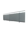 Revêtement de balcon, gris argenté clair, 90 x 300 cm