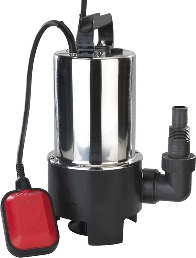 "Pompe submersible pour eaux usées, 550 watts, acier inoxydable image"