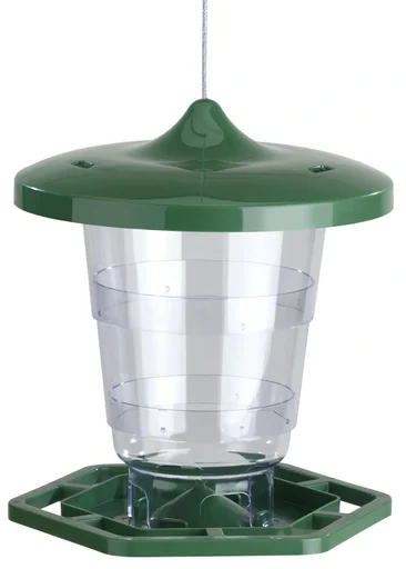 "Mangeoire pour oiseaux silo, verte image"