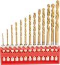 Titanium HSS drill set 13-piece