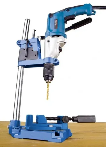 "Support de perceuse et étau d'établi mécanique en kit image"