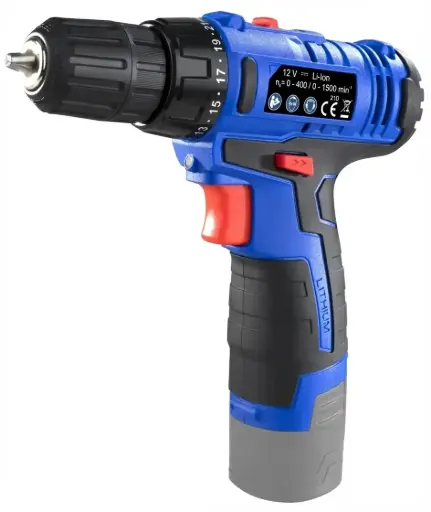 "Perceuse-visseuse sans fil 2 vitesses 12 Volts WA2BS12 (sans batterie ni chargeur) image"