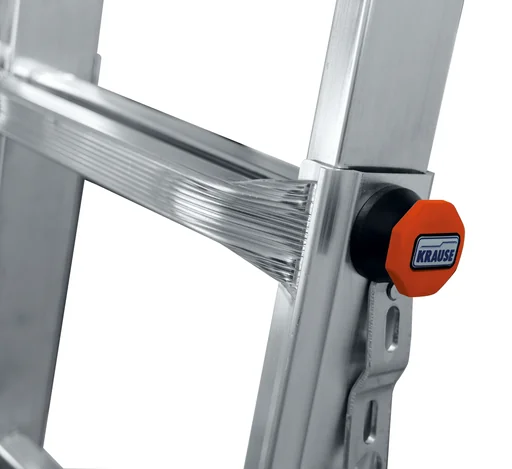 "“TELEMATIC” RUNG-ARTICULATED TELESCOPIC LADDER 4x4 RUNGS image"