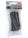 Weed control fabric mounting pegs black set of 6
