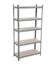 Heavy-duty shelving 75 kg per shelf, silver