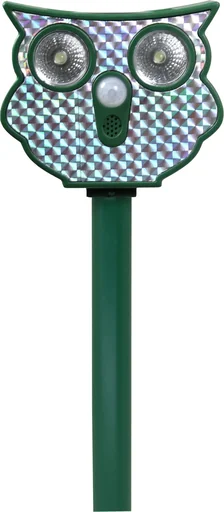 "Épouvantail solaire ultrasonique pour animaux "Hibou" image"