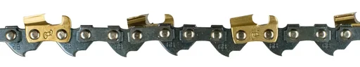 "Chaîne de tronçonneuse revêtue de titane pour guide-chaîne de 55 cm, 76 maillons, 1,5 mm de jauge, pas de .325" image"