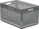 Eurobox 60x40x32cm perforé gris 62l