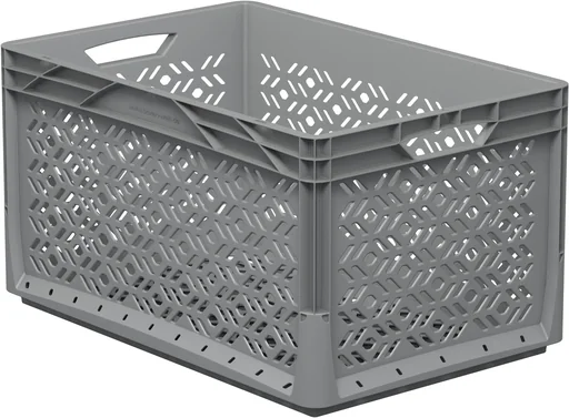 "Eurobox 60x40x32cm perforé gris 62l image"