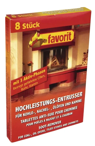 "Nettoyant anti-suie haute performance pour poêles à charbon, poêles en faïence, poêles à mazout et cheminées, 8 pièces image"