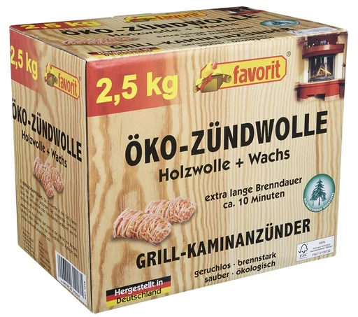 "Laine de bois écologique allume-feu, pack économique, 2,5 kg image"