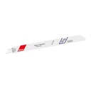 Lame de scie sabre bimétallique, fraisée et avoyée, GL 230/VL 210 mm, ZT 1,8-2,5 mm/10-14 TPI, lot de 5