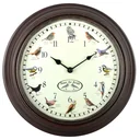 Horloge avec chant d'oiseaux