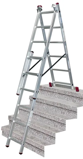 "CORDA multi-purpose ladder 3x6 rungs stair version image"
